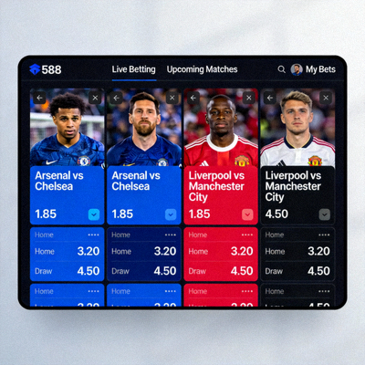 Dashboard sportsbook M88 menampilkan odds pertandingan sepak bola terkini